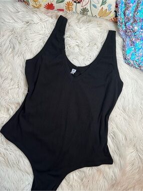 Bp • Ribbed V-Neck Tank Bodysuit